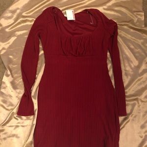 NWT Burgundy Row A sweater dress